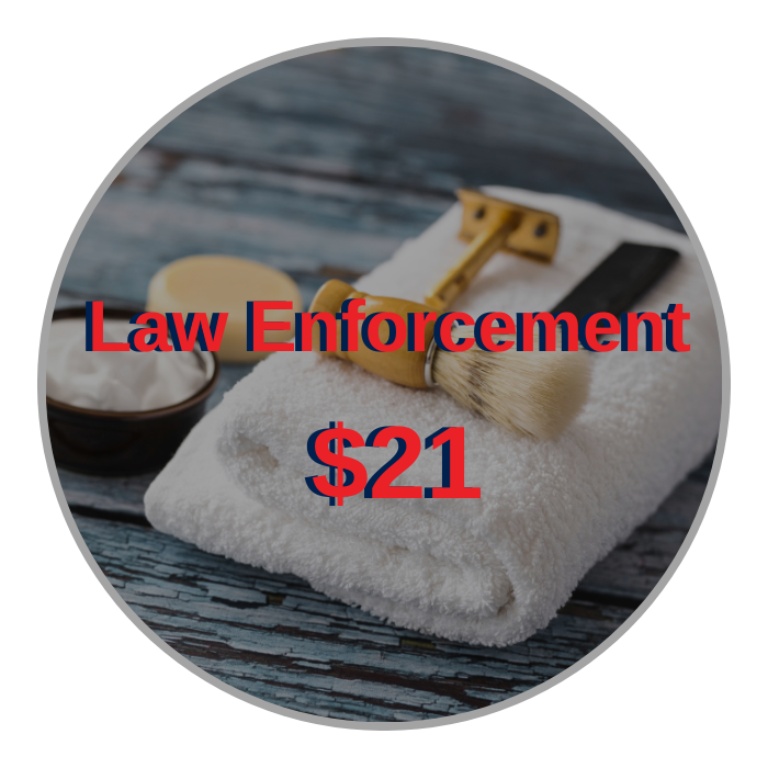 law enforcement haircut $21 