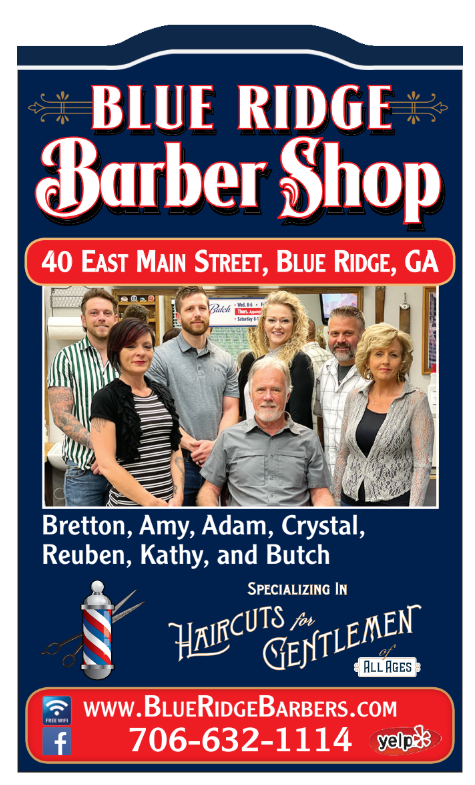 Blue Ridge Barber Shop Ad